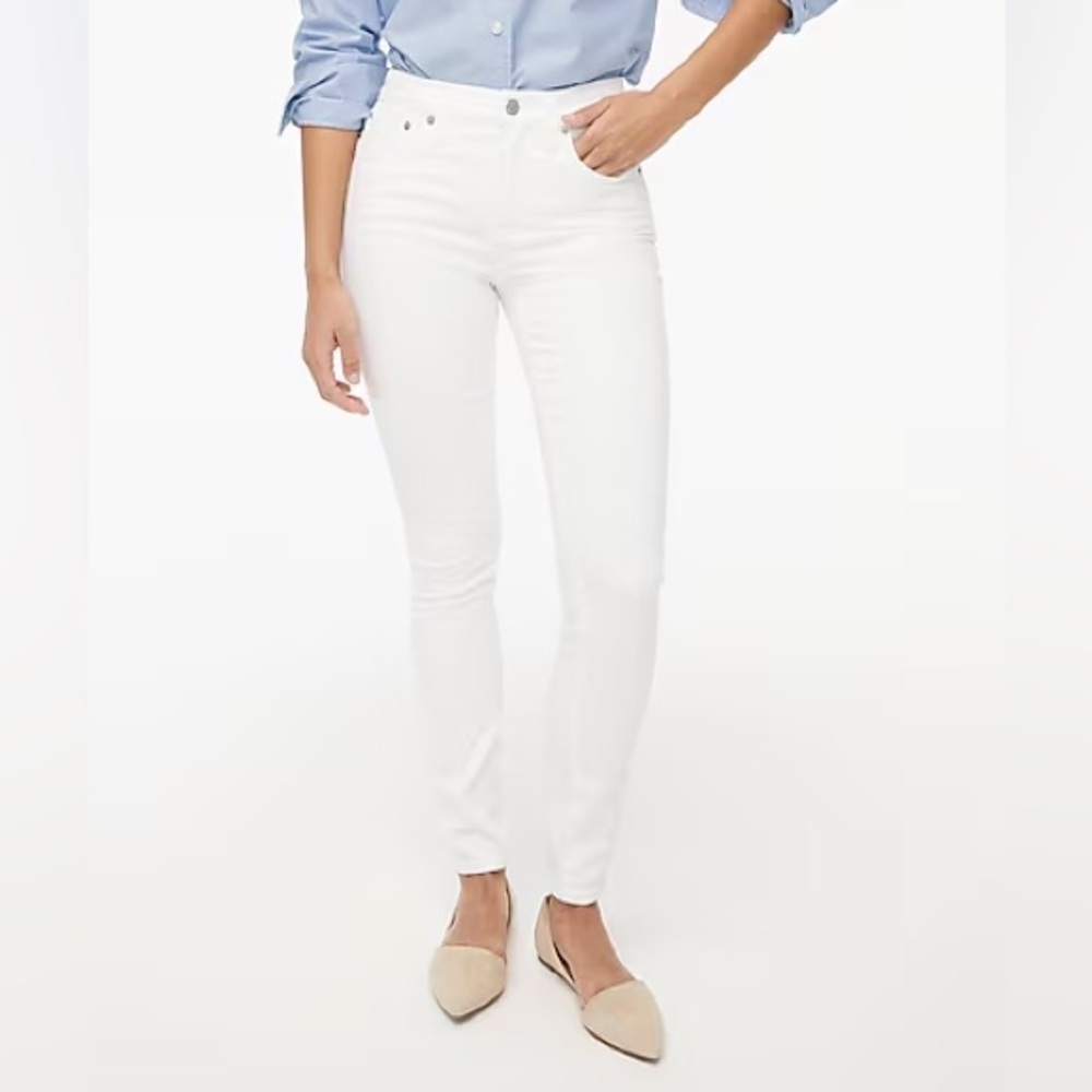 ⭐️JCREW white skinny jeans ⭐️